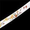 HERO SWORD-Beautiful Damascus Steel Katana Sword Handmade Flowers Theme Samurai Sword Very Sharp,Green White,Genuine Ray Skin Handle,Japanese Weapons Combat Ready view 3
