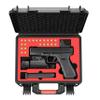 Kinghardcase Hand Gun Case for Glock & Sight, TSA Approved, Waterproof, Lockable Hard Pistol Case, Fits G17/G19/G20/G21/G22/G23/G31/G32/G37/G38/G45, Accessories Compatible view 1