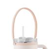 PEUTIER Water Bottle Handle Attachment for Stanley, Silicone Water Bottle Strap Portable Water Bottle Sling, Accessories for Most 8-40oz Cups (Pink) view 1