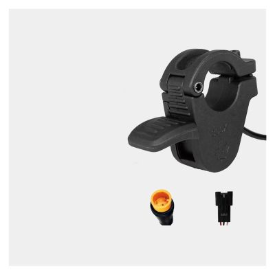 Electric Bicycle WUXING 300X Thumb Throttle 12V-72V Right/Left Hand SM Waterproof Connector Throttle Fit for Ebike Accessories (Color : 300X SM 2PCS)