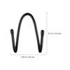 Alipis 5pcs Yoga Mat Holder Wall Mount Foam Rollers Wall Rack Yoga Mat Storage Shelf Sports Sweat Towel Hanger Hook for Hanging Yoga Strap and Resistance Bands Black view 2