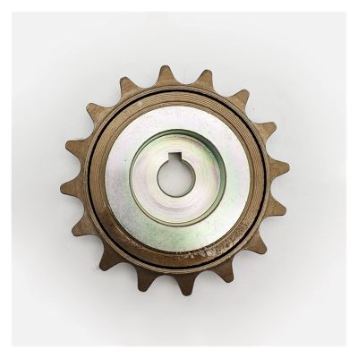 BaydOg 16T 18T 20T 22T Left Drive Freewheel with Adaptor for 1/2" x 1/8" Chain and #410 Chain of UnitMotor Ebike Motor MY1018 MY1016Z (Color : Dapter and 16T)