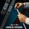 AB Earth 58" Pool Cue Stick Canadian Maple 13mm Tip Billiard Cue with Irish Linen Wrap (Paua Shell, 21oz) view 4