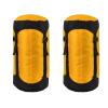 2pcs Nylon Compression Sack for Sleeping Bag, Lightweight Stuff Bag Organizer for Camping Backpacking Hiking (X-Large, Orange) view 2