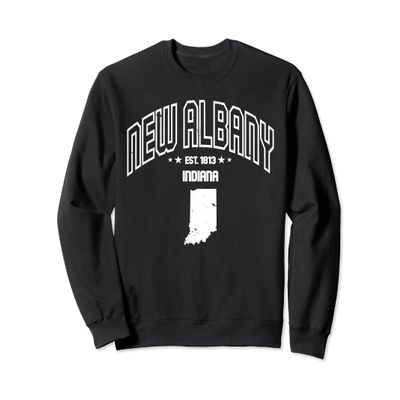 Vintage Throwback Athletic New Albany Indiana IN Sweatshirt