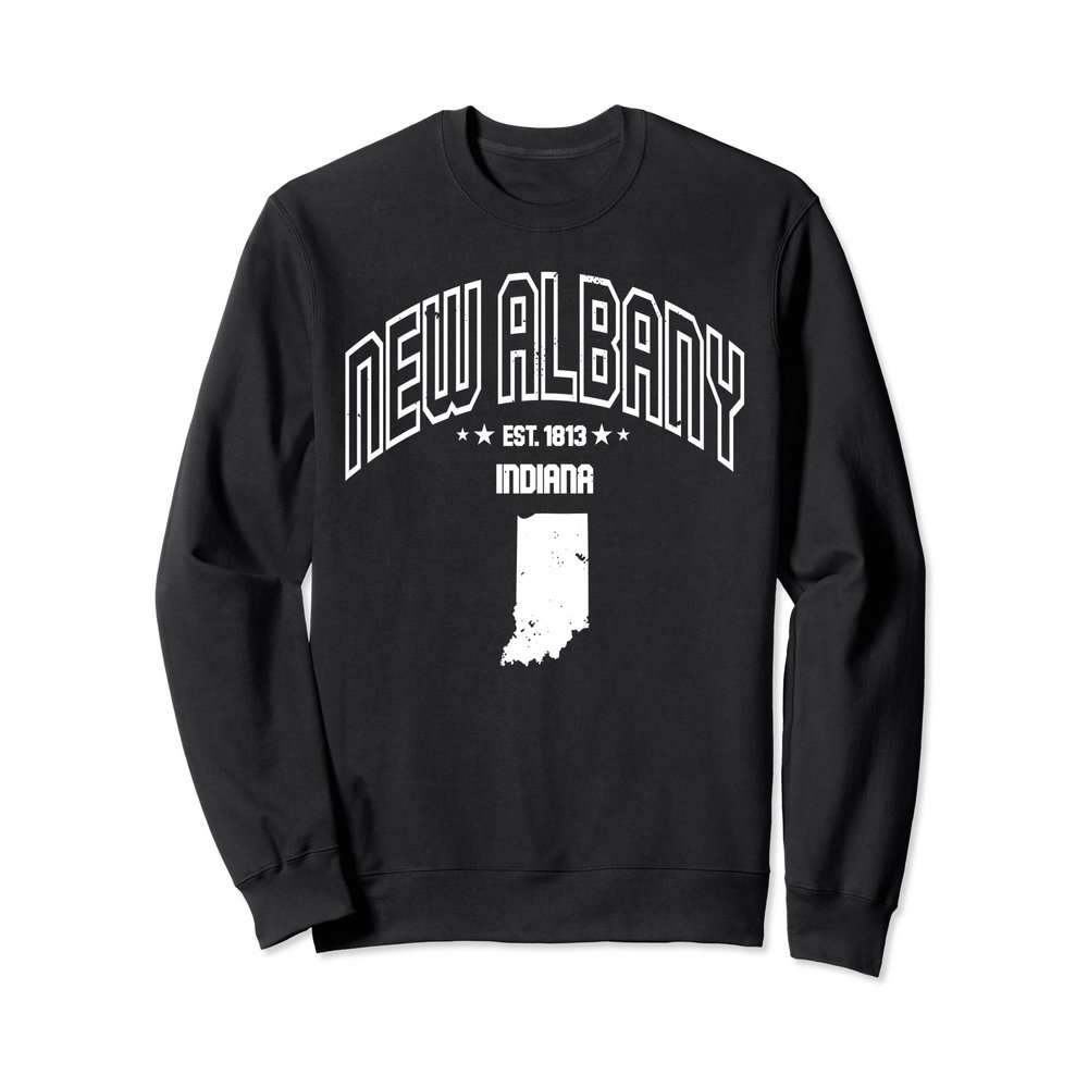 Vintage Throwback Athletic New Albany Indiana IN Sweatshirt