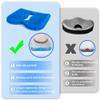 Kayak Seat Cushion, Anti Slip Thicken Gel Kayak Seat Pad Breathable Waterproof Kayak Cushion for Kayaks Canoe and Boat, Lifetime Kayak Accessories Equipment Gear for Fishing Kayak (Blue 2 Packs) view 2