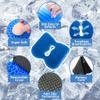 Kayak Seat Cushion, Anti Slip Thicken Gel Kayak Seat Pad Breathable Waterproof Kayak Cushion for Kayaks Canoe and Boat, Lifetime Kayak Accessories Equipment Gear for Fishing Kayak (Blue 2 Packs) view 4