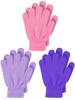 3 Pairs Toddler Gloves Kids Mittens Winter Warm Knitted Gloves Full Finger Mittens for Toddler Boys and Girls view 1