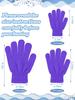 3 Pairs Toddler Gloves Kids Mittens Winter Warm Knitted Gloves Full Finger Mittens for Toddler Boys and Girls view 3