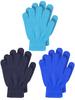 3 Pairs Toddler Gloves Kids Mittens Winter Warm Knitted Gloves Full Finger Mittens for Toddler Boys and Girls view 1