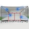 SmartBackstop for Hockey, Practice Smart. Attaches Directly to Goal & Folds Away When not in use, 3 ft of Durable net Coverage on All Sides, fits All Regulation Hockey Goals view 1