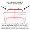 SmartBackstop for Hockey, Practice Smart. Attaches Directly to Goal & Folds Away When not in use, 3 ft of Durable net Coverage on All Sides, fits All Regulation Hockey Goals view 4