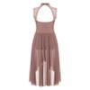 Agoky Girl's Camisole Gymnastics Leotard Ballet Lyrical Dance Dress Performance Costume Ballroom Dancing Outfit Brown 6 Years view 4