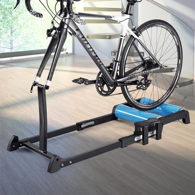 MegLob Folding Bike Roller Trainers, Bicycle Trainers for Exercise Riding, Foldable Bike Rollers for 24"-29" Mountain Bike and 700C Road Bike, Indoor Bike Trainers Stand Exercise Station