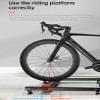 MegLob Folding Bike Roller Trainer Kit, Indoor Exercise Bike Trainers with Foot Support, Aluminum Alloy Bicycle Riding Platform, Portable Bike Trainers with Storage Bag, 11.9 Lbs view 2