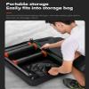 MegLob Folding Bike Roller Trainer Kit, Indoor Exercise Bike Trainers with Foot Support, Aluminum Alloy Bicycle Riding Platform, Portable Bike Trainers with Storage Bag, 11.9 Lbs view 3