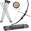 BOWRILLA Bow and Arrow for Kids | Beginners Archery Set with 6 Arrows, Ideal for Kids & Teens 8 to 15 Years | 3-Piece Take-Down Recurve Youth Bow and Arrow Set, Perfect for Left & Right Handers view 1