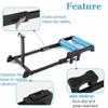 MegLob Bike Roller Trainer, Bike Trainer Stand with Front Wheel Quick Release Function, 24"-29" Mountain Bike Roller Trainers, Foldable Bike Rollers for Indoor Exercise, Seven Gears Telescopic view 3