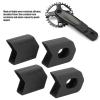 Bicycle Crank Protector 4pcs Crank Boot Protectors MTB Mountain Bike Crankset Caps Protector Universal Crank Boots(Black) view 4