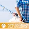 BESPORTBLE Fly Fishing Reel Plastic Fishing Gear for Sea and Freshwater Lightweight Design for Easy Use Black view 2
