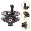 BESPORTBLE Fly Fishing Reel Plastic Fishing Gear for Sea and Freshwater Lightweight Design for Easy Use Black view 3