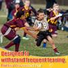 Flag Football Belts, Flags for Flag Football Set 14 Player, Flag Football for Kids Adults and Youth Training Equipment (Yellow and Gray) view 2