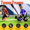 Flag Football Belts, Flags for Flag Football Set 14 Player, Flag Football for Kids Adults and Youth Training Equipment (Yellow and Gray) view 4