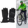 Heated Gloves 3 Heating Touchscreen 4.5V Electric Warm Gloves Men Women Winter Gloves Portable Hand Warmer with Zipper Pocket for Skiing Skating Snow Camping view 2