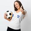 lepni.me Women's T-Shirt Israel Soccer Shirt with Your Name and Number | Israeli Flag Badge Personalized Jersey | World Cup (L Royal-Blue Multi Color) view 3