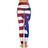 American Israel Flag Women's Yoga Pants High Waisted Workout Leggings Stretch Athletic Gym Print Long Pants M view 3