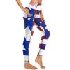 American Israel Flag Women's Yoga Pants High Waisted Workout Leggings Stretch Athletic Gym Print Long Pants M view 4