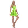Alien Women: Rave Outfit for Women Music Festival Clothing Metallic Skater Swing Astronaut Space Cowgirl Adult 80s Dance Disco Dresses Apple Green X-Large view 2