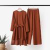 Casual Muslim Clothes For Women Dress Top Abaya Dress Robe Long Pan Prayer Clothes For Muslim Women Modest Islamic Dubai Abayas Outfits for Id al-Fitr Corban Festival Eid Plus Size Brick Red C 4XL view 2