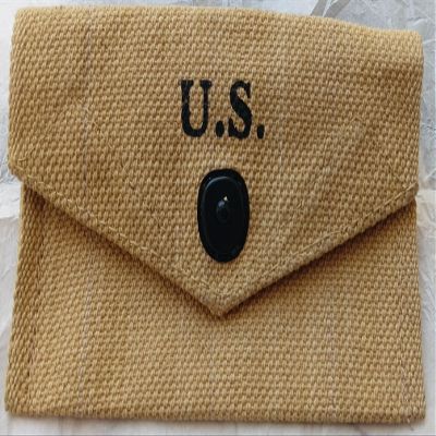 (Pack of 5) First Aid Pouch with Hook WW2 U.S Army M1 Set SEMS M1943