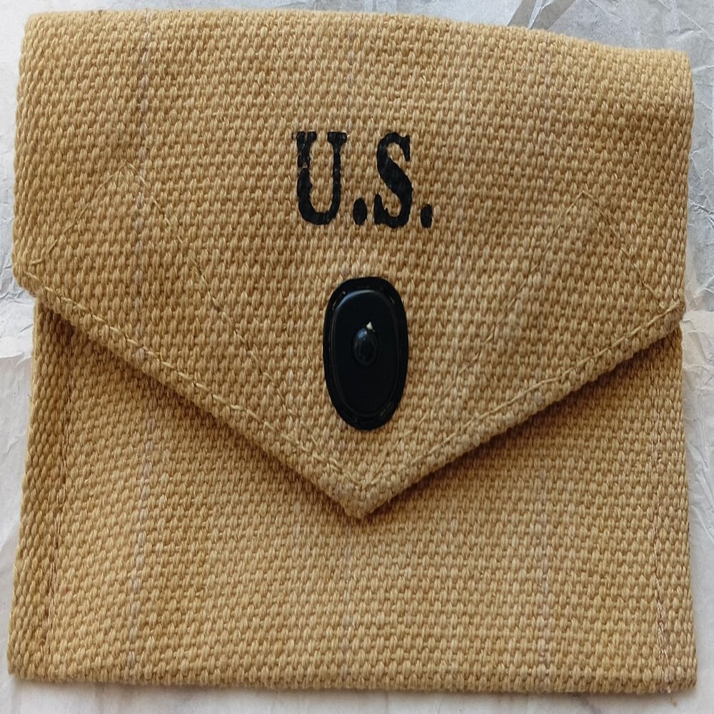 (Pack of 5) First Aid Pouch with Hook WW2 U.S Army M1 Set SEMS M1943