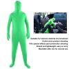 Green Chromakey Bodysuit, Full Bodysuit Unisex Spandex Stretch Adult Costume Zentai Disappearing Man Body Suit for Photography Video, Green(170cm) view 3