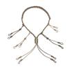Duck Call Lanyard with 12 Adjustable Loops for Pheasant Waterfowl Hand Braided Necklace view 1