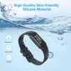 2 Pack Waterproof Bands Compatible with Fitbit inspire 3 Bands Women Men view 2