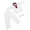 VGEBY Taekwondo Uniform with Belt, Polyester and Cotton Breathable Soft Uniform for Boys Girls Martial Arts Training (XXS) view 2