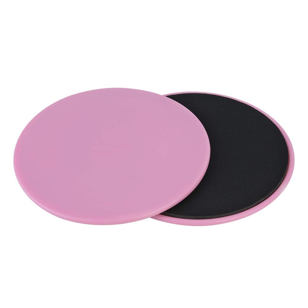 Fitness Disc Sliding Disc Fitness Equipment Sport Full Body Workout for Sliders Gym (Pink)