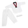 VGEBY Taekwondo Uniform with Belt, Karate Uniform Polyester and Cotton Breathable Soft for Boys Girls Martial Arts Training (L) view 3