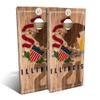 Skip's Garage Illinois Flag 2.0 Cornhole Set - Backyard 2x4 (Weather Bags) - NO Accessories view 1