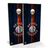 Skip's Garage Detroit Themed Cornhole Set - Backyard 2x4 (Weather Bags) - Include Hole + Edge Lights view 1