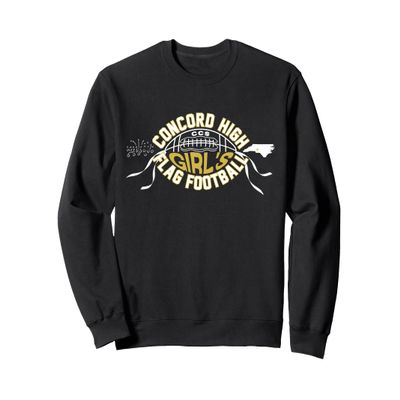 Concord Girl's Flag Football Sweatshirt
