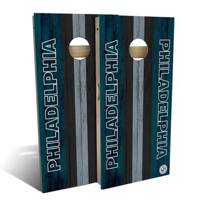 Skip's Garage Philadelphia #1 Themed Cornhole Set - Backyard 2x4 (Corn Bags) - NO Accessories