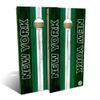 Skip's Garage New York Themed #8 Cornhole Set - Backyard 2x4 (Weather Bags) - Include Edge Lights view 1