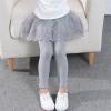 BGMINGYI Baby Girls Footless Leggins with Tutu Ruffle Lace Flower Skirt Toddler Cotton Pantskirt(US, Age, 2 Years, 3 Years, 3 Colors-Lace) view 3