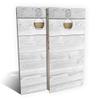Skip's Garage Rustic White Wood Cornhole Set - Premium 2x4 (Corn Bags) - Include Case + Hole + Edge view 1
