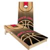 Skip's Garage Portland Themed Cornhole Set - Backyard 2x4 (Weather Bags) - Include Hole + Edge Lights view 1